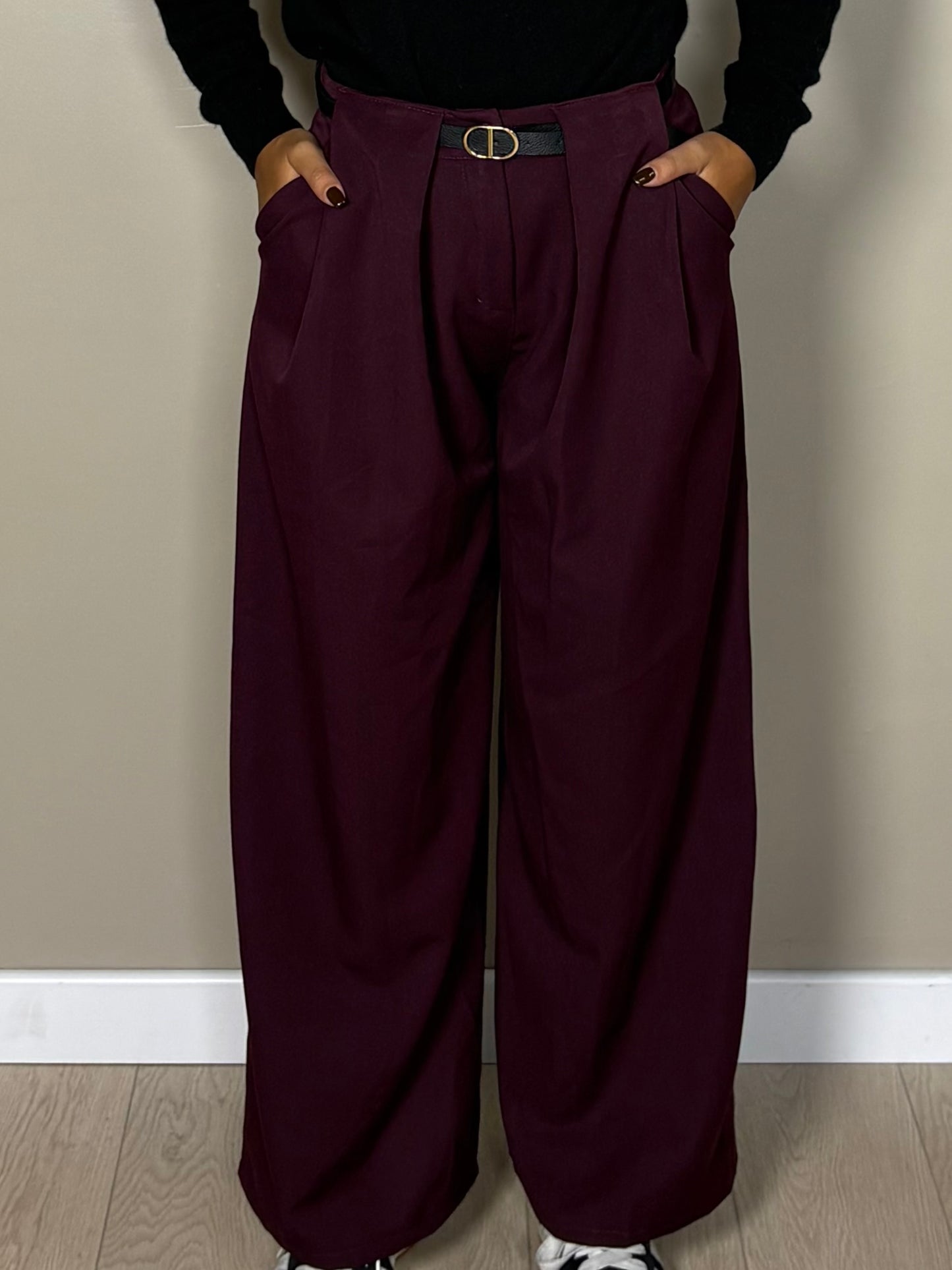 Pantalon avec ceinture Rim