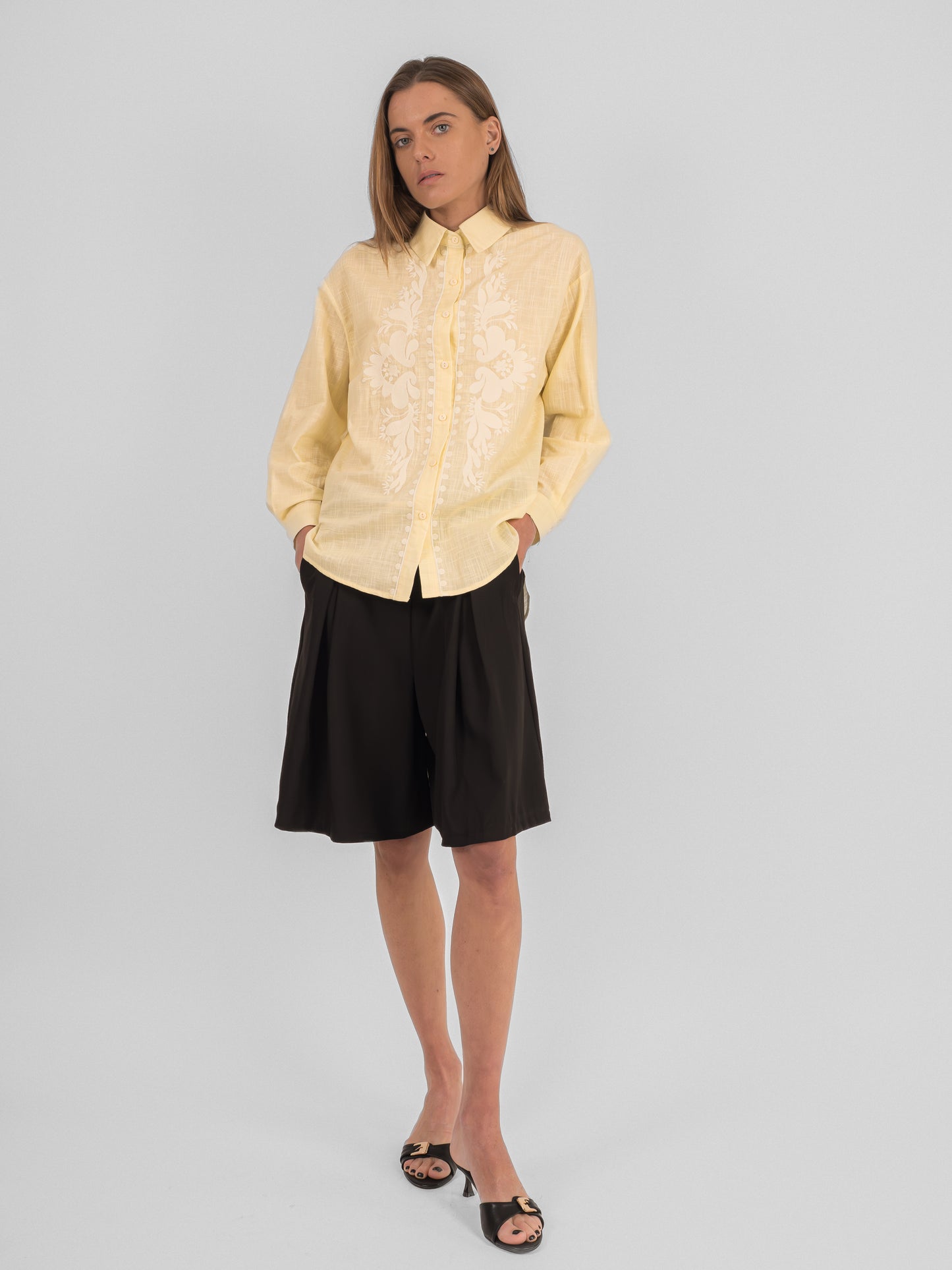 Chemise col classique brodé - P3 PA