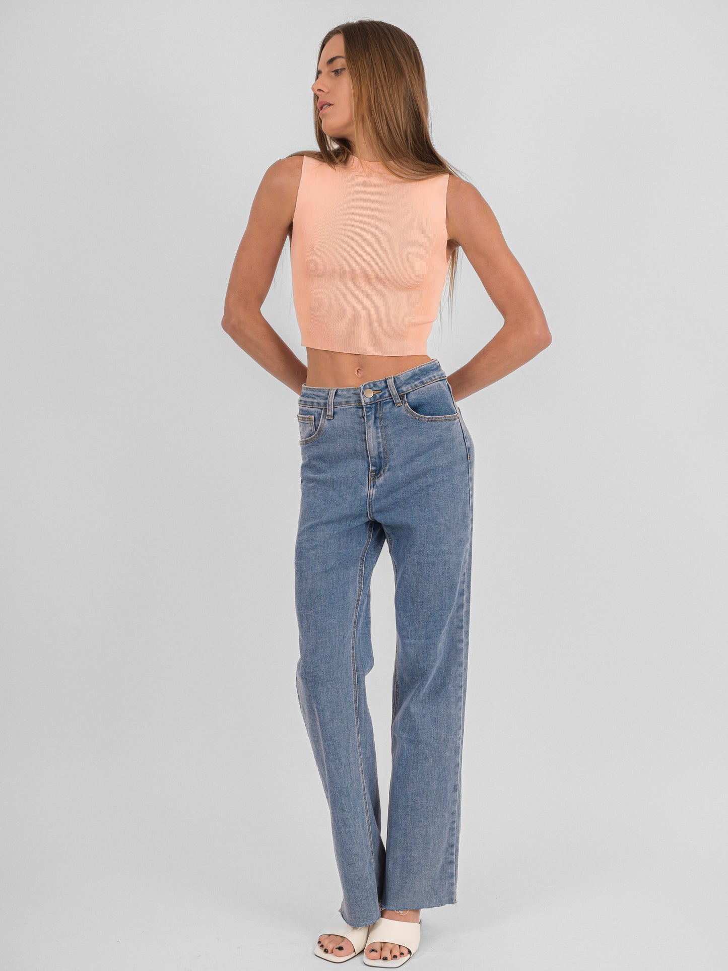 Crop top à col ras - PA